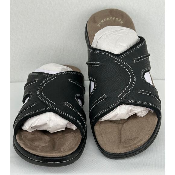 Dockers Sunland Black Sandals Slides Summer Beach Casual 10M - Picture 9 of 9